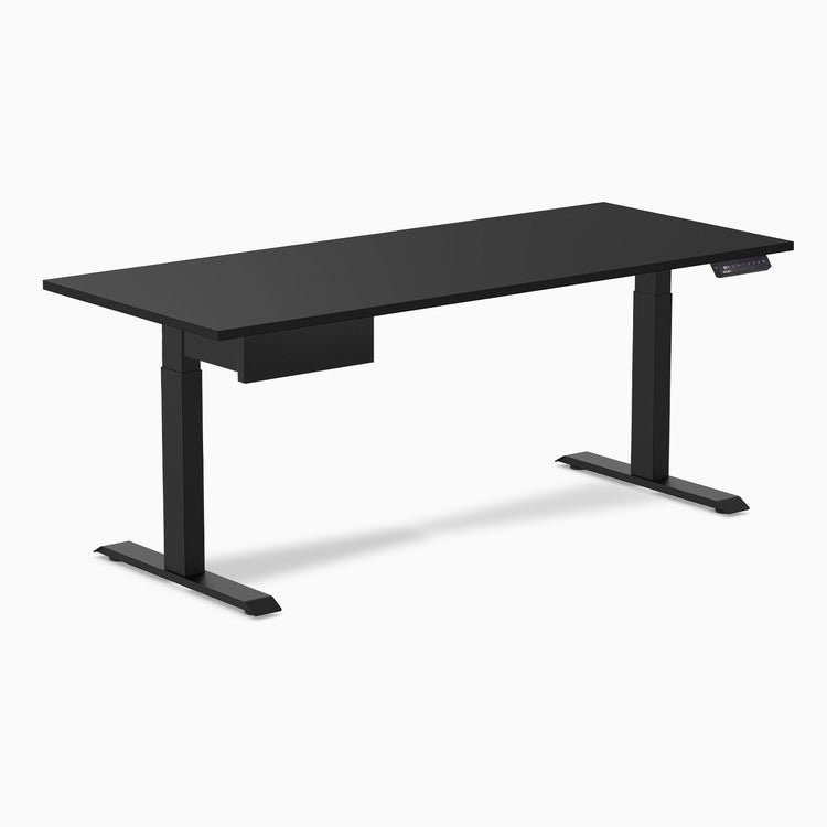 Desky Single Standing Desk With Drawer