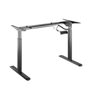 Desky Single Sit Stand Desk Frame Black - Desky