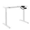 Desky Single Sit Stand Desk Frame White - Desky
