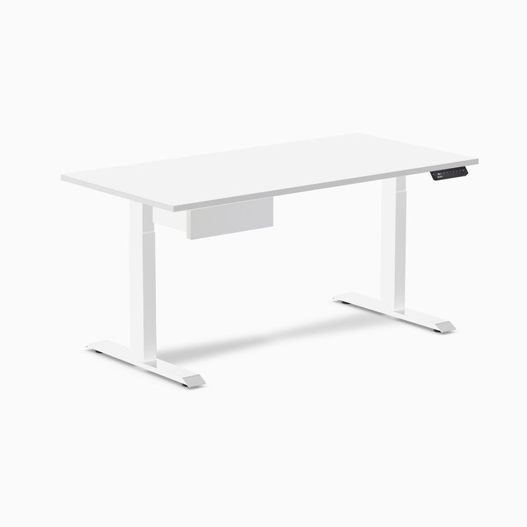 Desky Single Standing Desk With Drawer