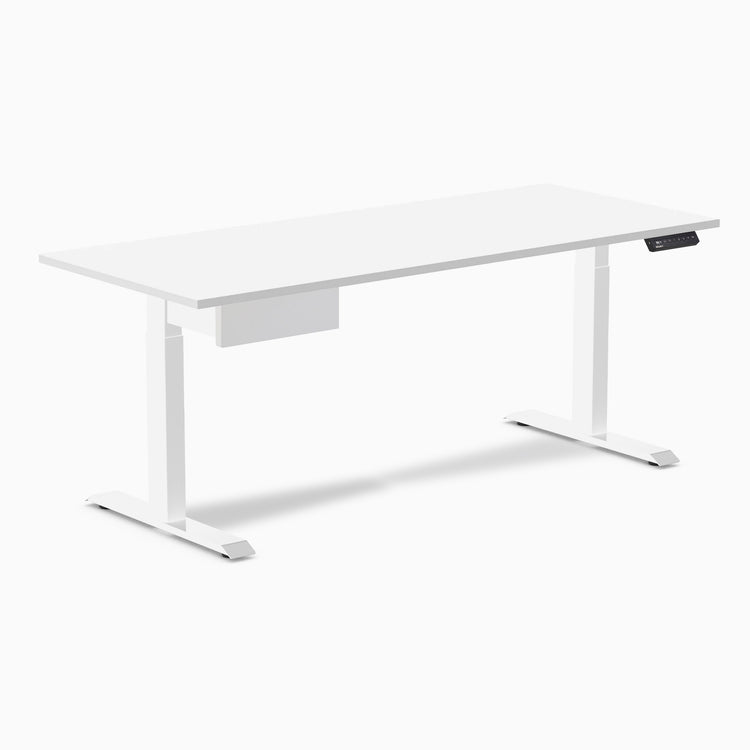 Desky Single Standing Desk With Drawer