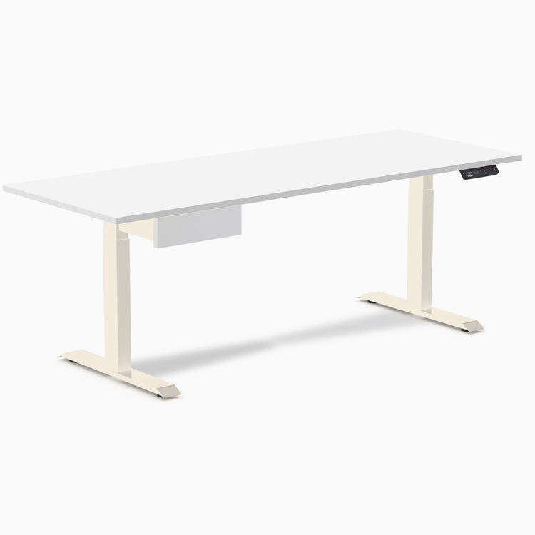 Desky Single Standing Desk With Drawer