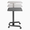 Desky electric pedestal desk height range