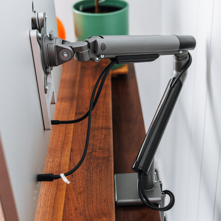 Desky Single Slim Aluminium Monitor Arm