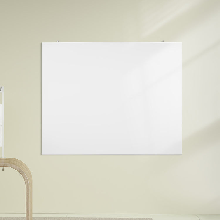 Desky slim line whiteboard in office setting