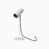 Desky spotlight desk lamp in white with usb c cable charging
