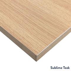 Sublime teak desktop