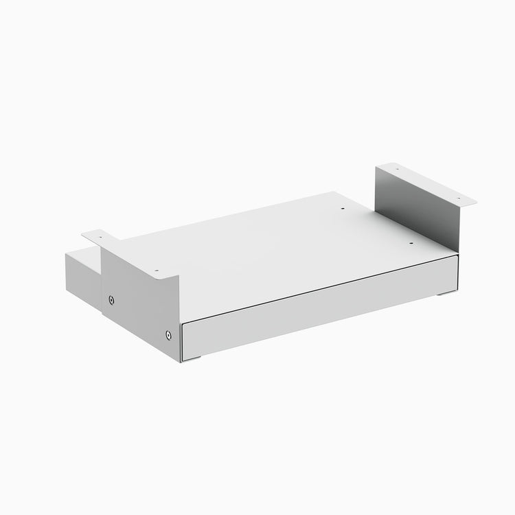 White Desky slim drawer with book gap