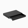 Ultraslim drawer Desky in black no book gap