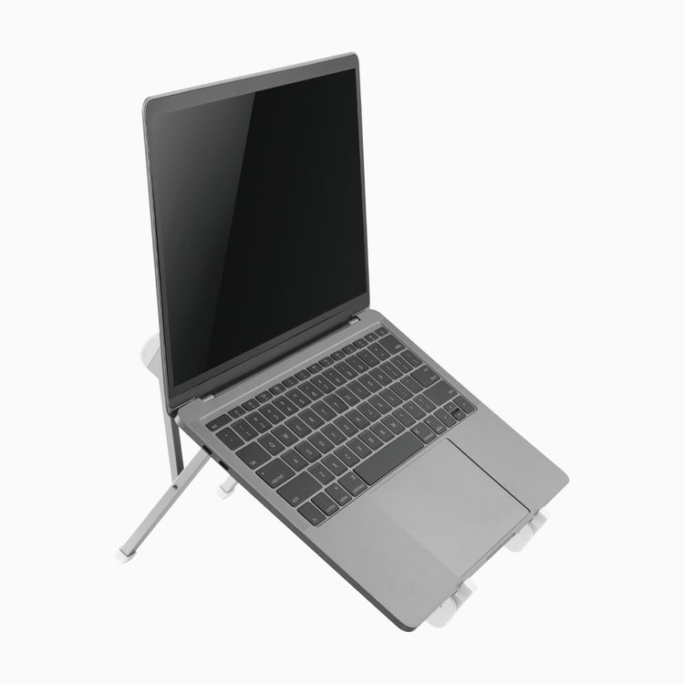 Desky ultralight laptop riser with laptop