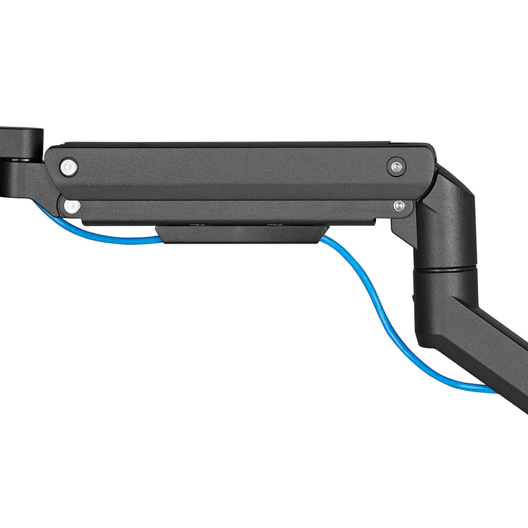 ultrawide screen monitor arm cable management 