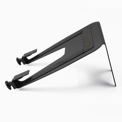 Black universal laptop mount for monitor arm