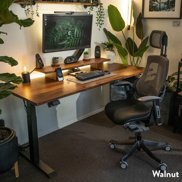 Almost Perfect Desky Dual Hardwood Sit Stand Desk