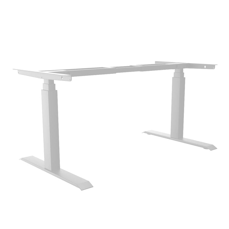 Desky Dual Sit Stand Desk Frame White - Desky