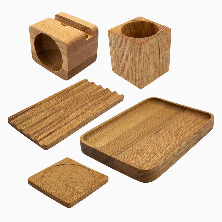 Desky Wooden Desk Accessories Full Set Accessories -Desky®