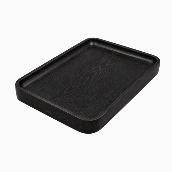 Desky Wooden Desk Accessories in Hardwood Black Ash