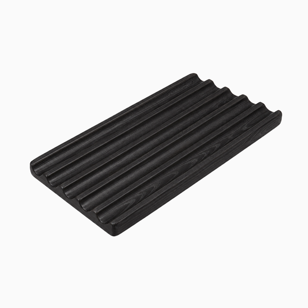 Desky Wooden Desk Accessories in Hardwood Black Ash