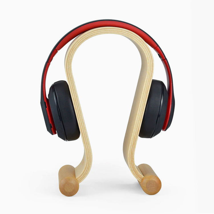 Desky Wooden Headphone Holder in birch