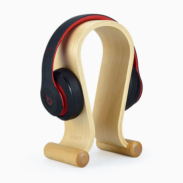 Desky Wooden Headphone Holder