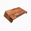 wooden laptop riser red cedar