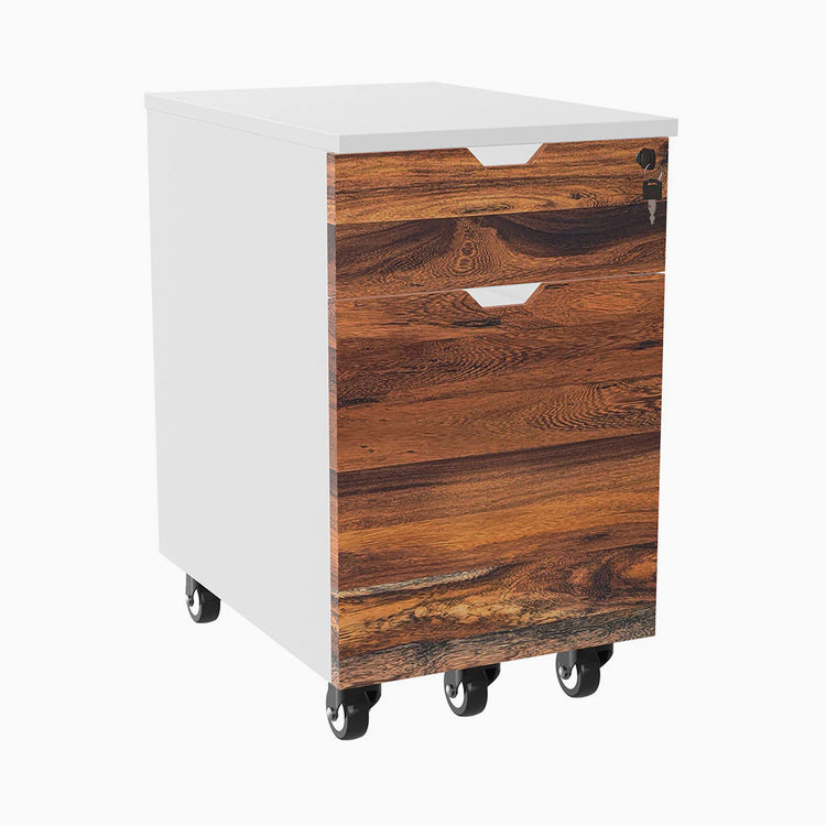 Hardwood pheasant minimal filing cabinet