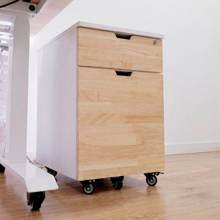 Desky Minimal Wooden Filing Cabinet