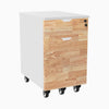 Rubber natural minimal filing cabinet