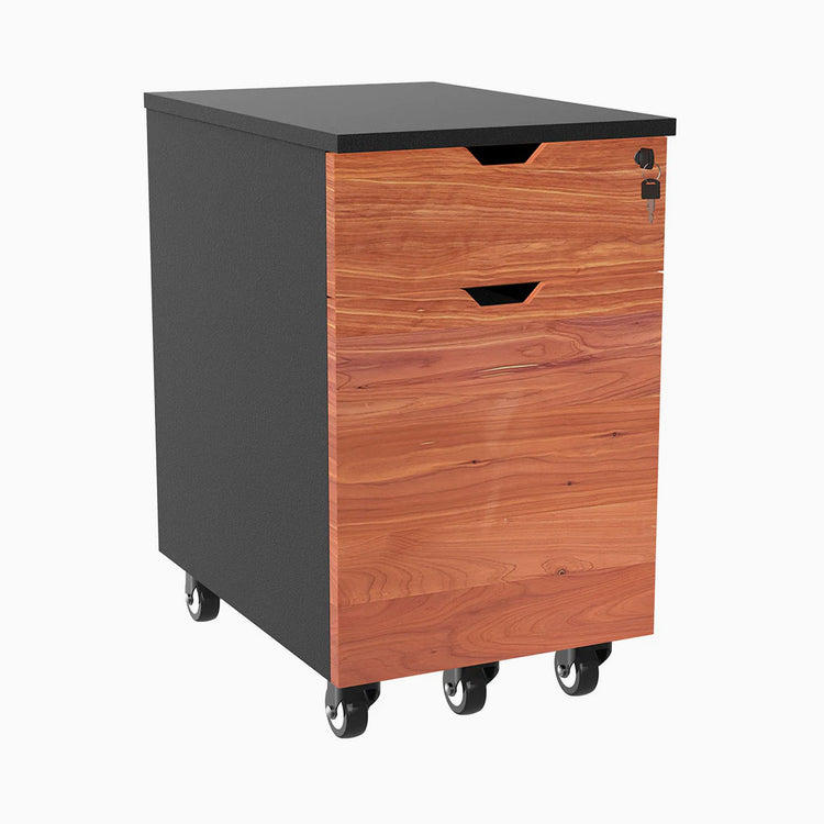 Softwood red cedar  minimal filing cabinet