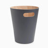 Desky Wooden Rubbish Bin charcoal