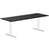 Desky zero melamine desk 2000mm melamine black