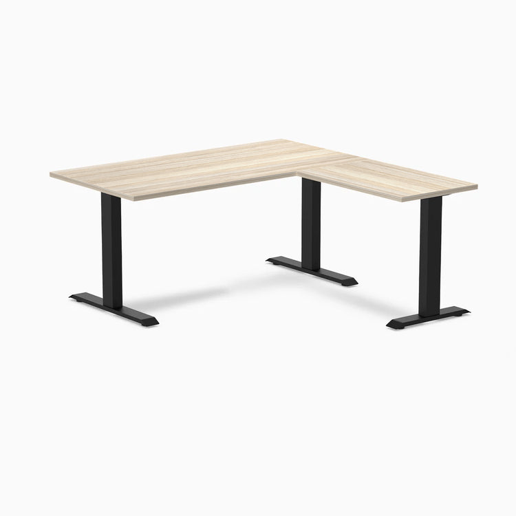 Desky Zero Melamine L-Shape Office Desk