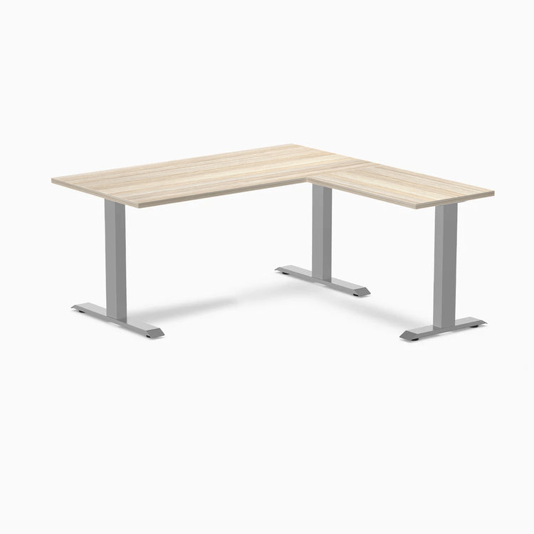 Desky Zero Melamine L-Shape Office Desk
