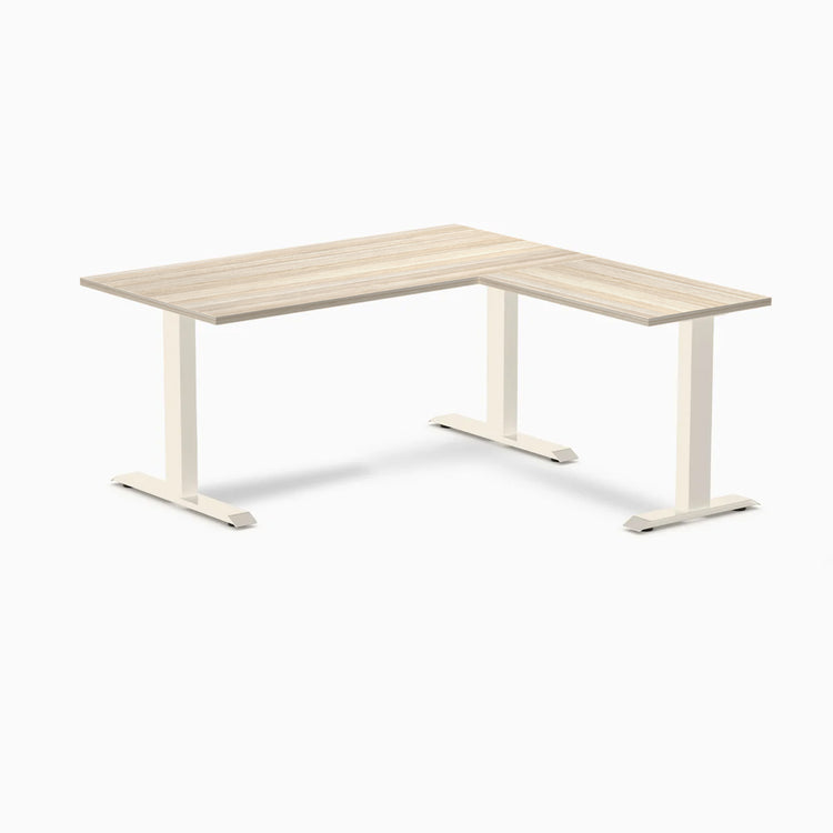 Desky Zero Melamine L-Shape Office Desk