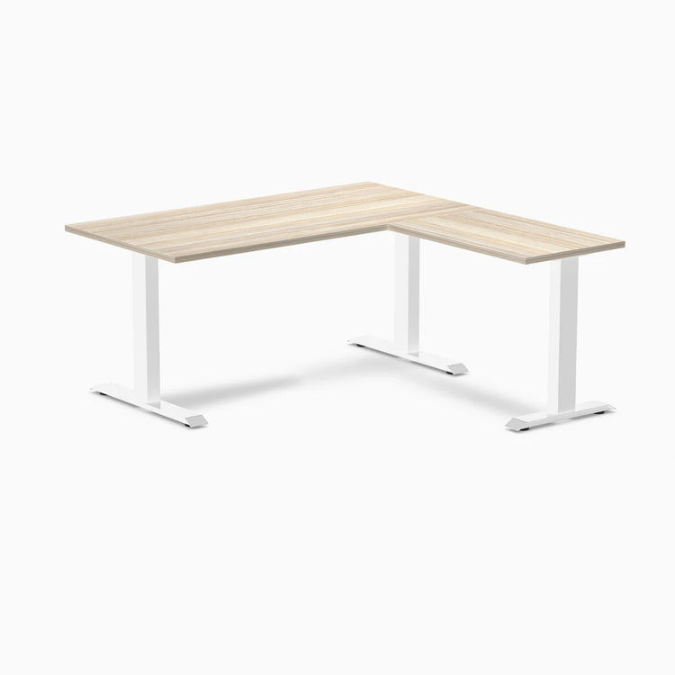 Desky Zero Melamine L-Shape Office Desk