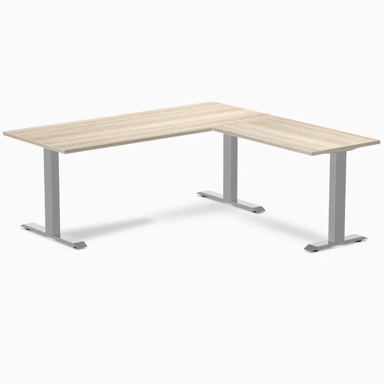 Desky Zero Melamine L-Shape Office Desk