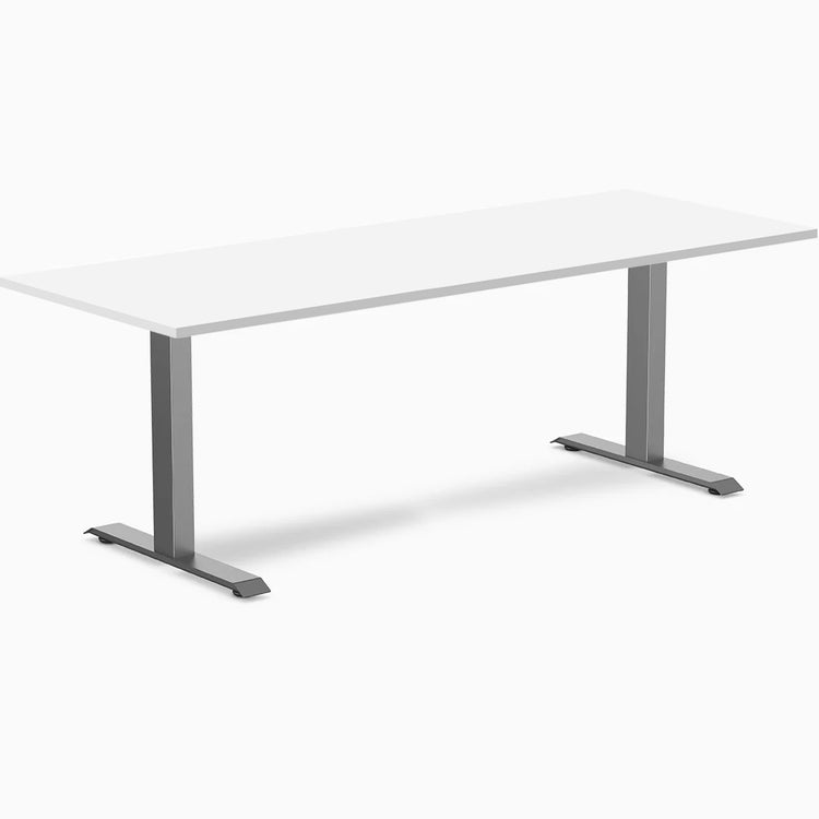 Desky zero melamine desk 2000mm melamine white 