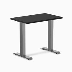 Desky fixed mini melamine in black desktop