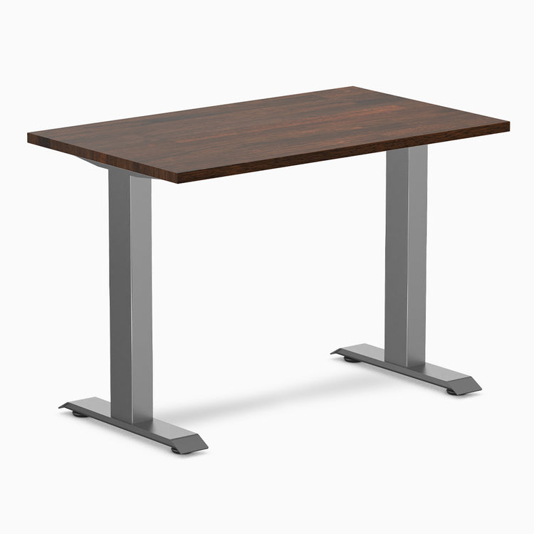 Desky fixed mini rubberwood in dark walnut 1000mm