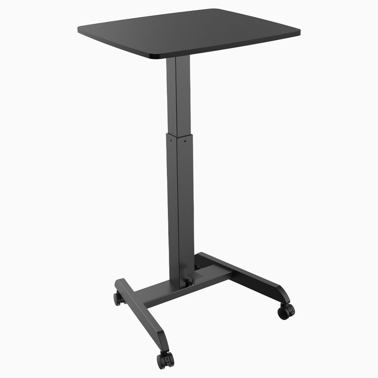 Zero pedestal desk black - Desky