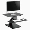 Standing desk converter with monitor 