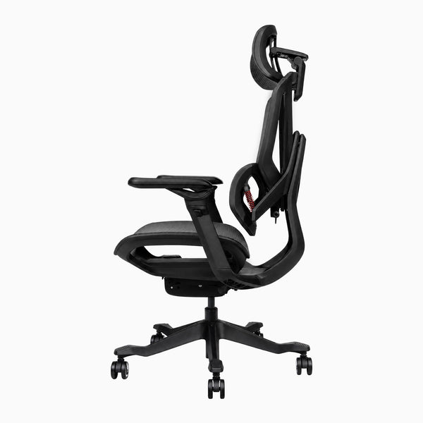 Desky contourra ergonomic office chair side view