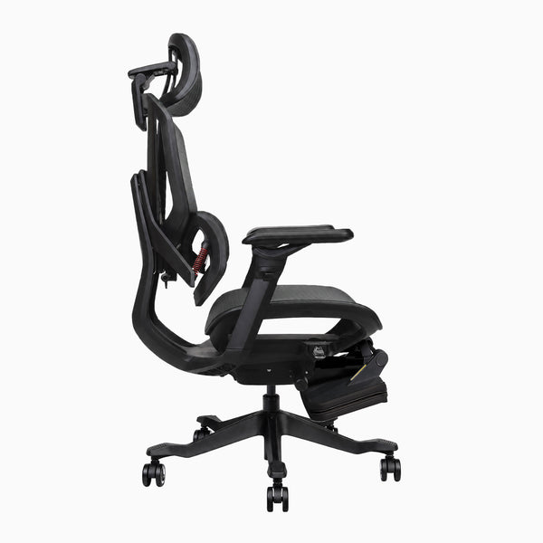 Desky contourra ergonomic office chair side view