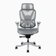 White Desky contourra ergonomic office chair