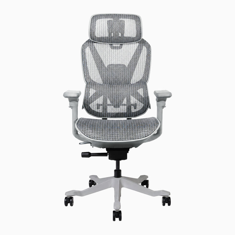 White Desky contourra ergonomic office chair