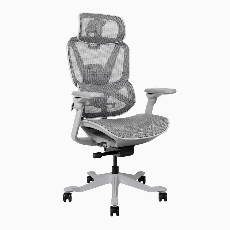 Desky contourra ergonomic office chair  in white