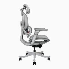Desky contourra ergonomic office chair light grey color