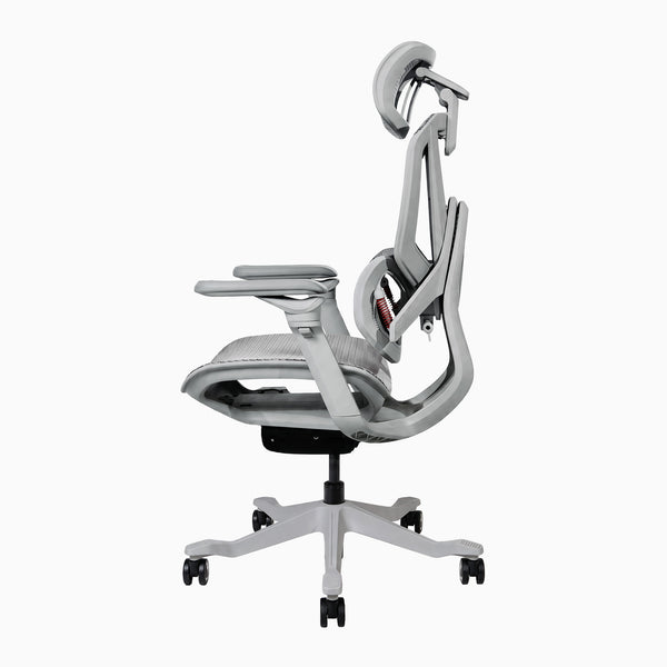 Desky contourra ergonomic office chair in light grey