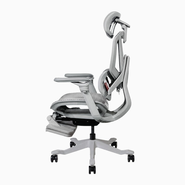 Desky contourra ergonomic office chair side view