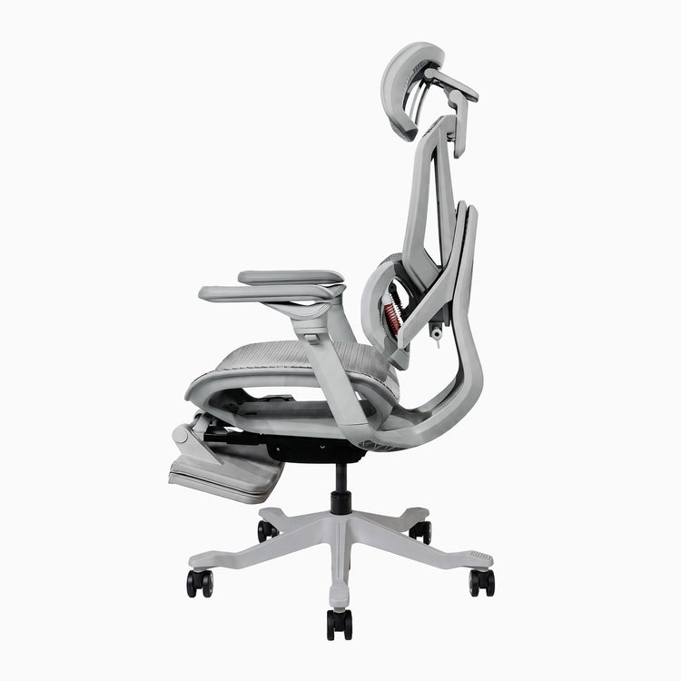 Desky contourra ergonomic office chair side view