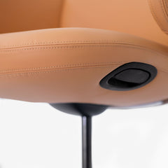 Desky Tan Office Chair Close Up